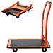 Carrello Portapacchi Pieghevole Portatutto 4 Ruote A Pianale Portata 80kg - Foto miniatura 1