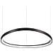 Lampadario A Sospensione Contemporaneo Gemini Metallo Nero Led 55w 3000k Ip20 - Foto miniatura 1