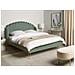 Letto Matrimoniale Velluto Verde 160 X 200 Cm Ambillou - Foto miniatura 1