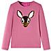 Maglietta Da Bambina Maniche Lunghe Lampone 92 - Foto miniatura 1