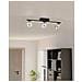 Spot Moderno Cardillio 2 In Alluminio Nero 3 Luci Led 3,2w 3000k Ip20 - Foto miniatura 4