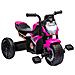 Triciclo Elettrico Per Bambini 18-36 Mesi 3 In 1 Con Fari, Musica E Clacson, In Pp E Acciaio, 75x43x47 Cm, Rosa - Foto miniatura 1
