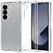 Cover Per Galaxy Z Fold6 Retro Rigido Bordo Silicone Sottile Leggera - Foto miniatura 3
