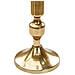 Set Di 2 Portacandele Dikirnis Metallo 31/36 Cm Oro - Foto miniatura 6