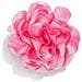 Spilla Con Fiore Grande E Vistoso In Tessuto Satinato Pink - Foto miniatura 1