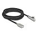Cavo USB 2.0 Tipo-A maschio a USB Type-C maschio angolato con LED e ricarica rapida da 60 W 3 m - Foto miniatura 1