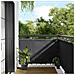 Paravento Da Balcone Antracite 90x1000cm 100% Poliestere Oxford - Foto miniatura 1