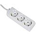 00030569 protezione da sovraccarico Bianco 3 presa (e) AC 230 V 3 m - Foto miniatura 1