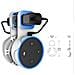 Supporto Da Parete Minimalista Per Amazon Echo Dot (gen 2) Con Cavo Integrato 8x3x15 Cm. Colore Bianco - Foto miniatura 2