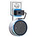 Supporto Da Parete Minimalista Per Amazon Echo Dot (gen 2) Con Cavo Integrato 8x3x15 Cm. Colore Bianco - Foto miniatura 1