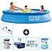 Piscina Fuori Terra - In Giro - 305x61 Cm - Blu - Include Accessori Coordinati A844 - Foto miniatura 1
