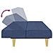 Divano Letto A 2 Posti Blu In Tessuto - Foto miniatura 7