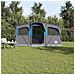 Tenda familiare con finestre Dome blu impermeabile per 10 persone - Foto miniatura 3