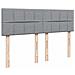 Giroletto a Molle con Materasso Grigio Chiaro 140x200cm Tessuto - Foto miniatura 7