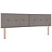 Letto con rete a molle e materasso taupe 180x200 cm Tessuto - Foto miniatura 7
