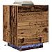 Comodini con luci a LED 2 pcs Legno vecchio 45x40x55 cm - Foto miniatura 3