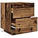 Comodini con luci a LED 2 pcs Legno vecchio 45x40x55 cm - Foto miniatura 6