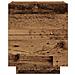 Comodini con luci a LED 2 pcs Legno vecchio 45x40x55 cm - Foto miniatura 8