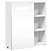 Armadietto Bagno con Specchio e LED Bianco 45x13x52 cm - Foto miniatura 1