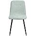 Set Di 4 Sedie Da Pranzo Tuscola Tessuto Verde Chiaro - Foto miniatura 4