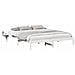 Rete letto con comodini Bianco Bianco - Foto miniatura 3