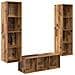 Set di mobili TV 3 pcs Legno vecchio 37 x 37 x 142.5 cm - Foto miniatura 1