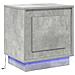 Armadio da Notte con 2 pcs Grigio cemento 44 x 34.5 x 45 cm - Foto miniatura 6