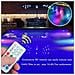 Luci Led A Striscia Con Ventosa E Manopola App, 13 Led, App+telecomando, Due Luci Un Controllo - Foto miniatura 4