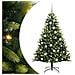 Albero di Natale Artificiale Pieghevole 150 LED Verde 150 cm - Foto miniatura 1