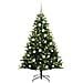 Albero di Natale Artificiale Pieghevole 150 LED Verde 150 cm - Foto miniatura 4
