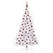 Albero di Natale artificiale Bianco 180 cm PVC e Acciaio - Foto miniatura 3