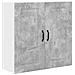 Pensile cucina Grigio cemento 80 x 31 x 80 cm Legno multistrato - Foto miniatura 1