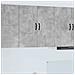 Pensile cucina Grigio cemento 80 x 31 x 80 cm Legno multistrato - Foto miniatura 2