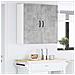 Pensile cucina Grigio cemento 80 x 31 x 80 cm Legno multistrato - Foto miniatura 4