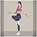 Corda Per Saltare Ad Anello Da Dito A Doppio Uso Per Fitness Cardio Portatile Blue - Foto miniatura 4