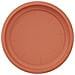 Vassoio Rotondo per Fiori 24 pcs Rosso Mattone Ø 23,5 x 2,5 cm - Foto miniatura 7