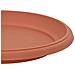 Vassoio Rotondo per Fiori 24 pcs Rosso Mattone Ø 23,5 x 2,5 cm - Foto miniatura 9