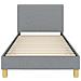 Struttura letto bambini con testata Grigio chiaro 90 x 190 cm - Foto miniatura 5
