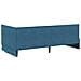 Struttura Letto Angolare con Materasso 2 pcs Blu Velluto - Foto miniatura 9