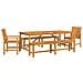 Set da Pranzo per Giardino 5 pcs Marrone - Foto miniatura 1
