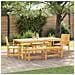 Set da Pranzo per Giardino 5 pcs Marrone - Foto miniatura 2