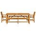 Set da Pranzo per Giardino 5 pcs Marrone - Foto miniatura 8