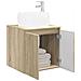 Mobile Lavabo da Parete Rovere Sonoma 49,5 x 44,5 x 66 cm - Foto miniatura 2