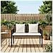 Panchine da esterno 2 -Seater 116 x 56 x 75 cm polyrattan - Foto miniatura 3