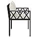 Panchine da esterno 2 -Seater 116 x 56 x 75 cm polyrattan - Foto miniatura 6