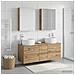 Set di mobili per il bagno 5 pcs Rovere Artigianale - Foto miniatura 2