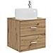 Set di mobili per il bagno 5 pcs Rovere Artigianale - Foto miniatura 5