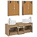 Set di mobili per il bagno 5 pcs Rovere Artigianale - Foto miniatura 8