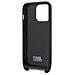 Karl Lagerfeld Klhcp14lstmmk Custodia Per Iphone 14 Pro 6,1 Nera /nera Con Placca Monogramma Logo Cinturino - Foto miniatura 4