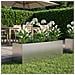 Vaso da giardino Argento 80 x 30 x 30 cm Acciaio zincato - Foto miniatura 2